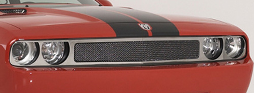 T-Rex Stainless Upper Main Mesh Grille Overlay 08-14 Challenger - Click Image to Close